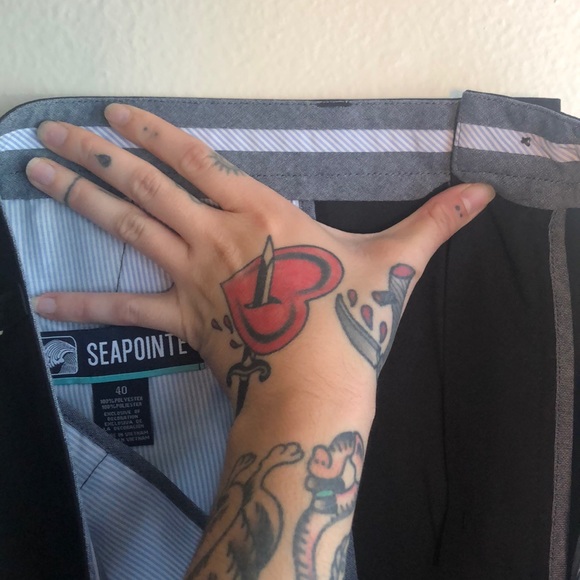 NWT Seapointe athletic/casual shorts black 40 - Picture 8 of 9